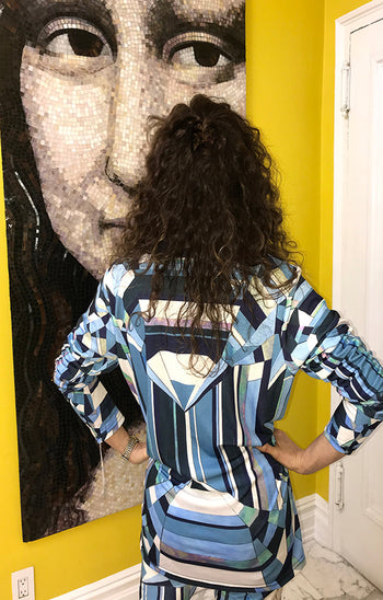 Blue Diamond Light Turtle Neck