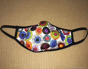 Fashion Face Mask- Mod Circles
