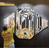 Triptych Diamond Gem Original Artwork by Allison Eden Studios