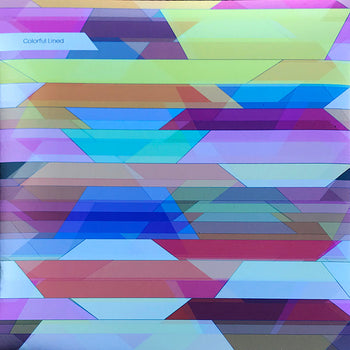 Prismatic Colorful Lined Wallpaper