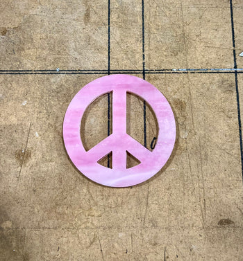 Peace & Love in Pink Necklace